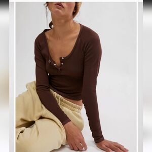 Free People Bail Out Long Sleeve Layer